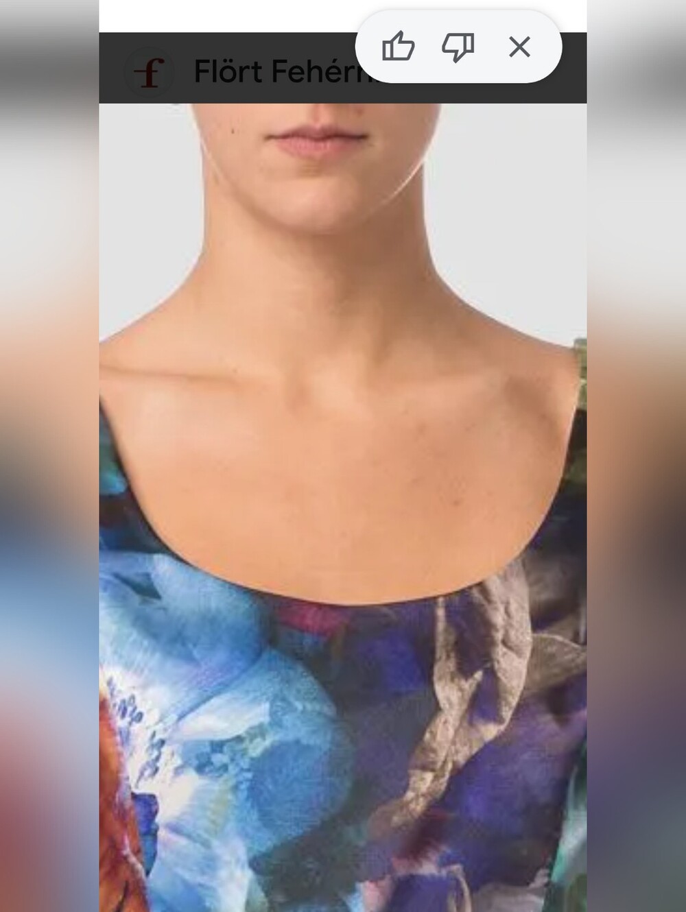 Joseph Ribkoff Multicolor Scoop Neck Camisole in Blue and Purple Tones